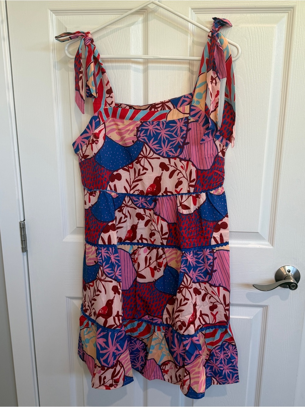 Umgee Floral Print Tie Strap Dress - Picture 2 of 5